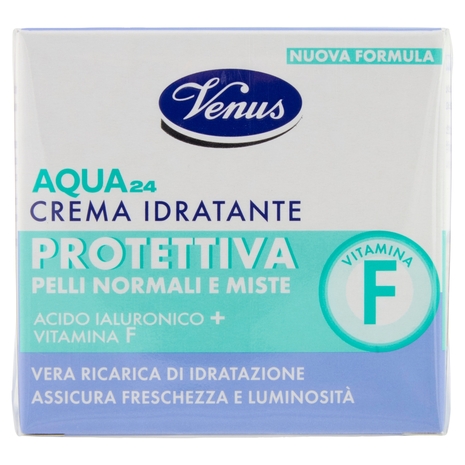 Venus Aqua 24 Crema Idratante Protettiva Pelli Normali e Miste 50 mL